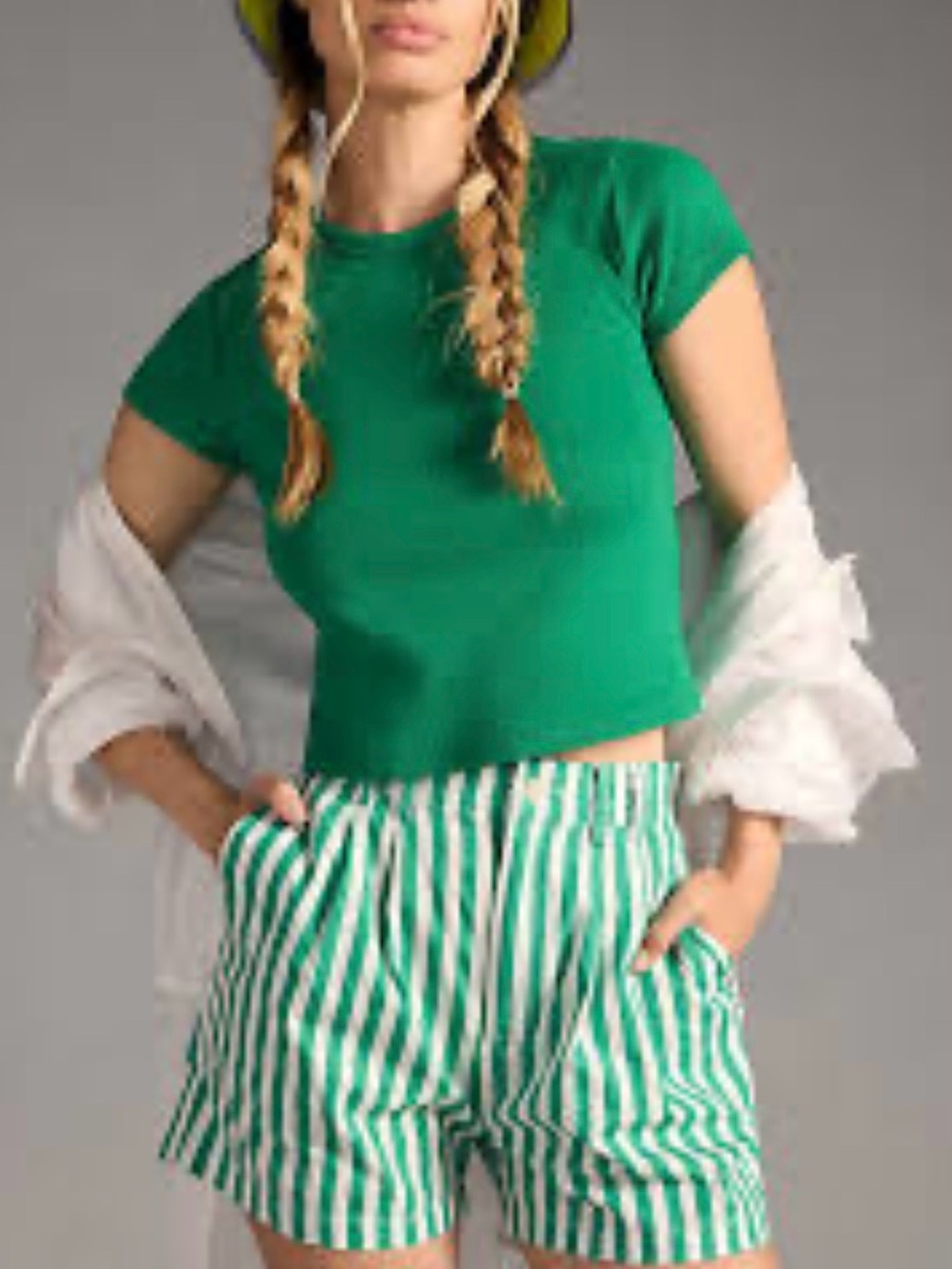 Maeve | Ribbed Short Sleeve Knit Top | Anthropologie | Sz M